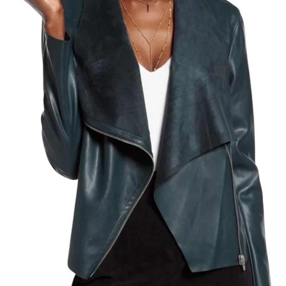Blanknyc Faux Leather Moto Jacket in over acheiver